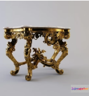 Gold Ornate Table 3D Model - 5867 - VRAY Render