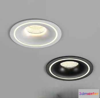 Modern Recessed Lights 3D Model - 20303 - CORONA Render