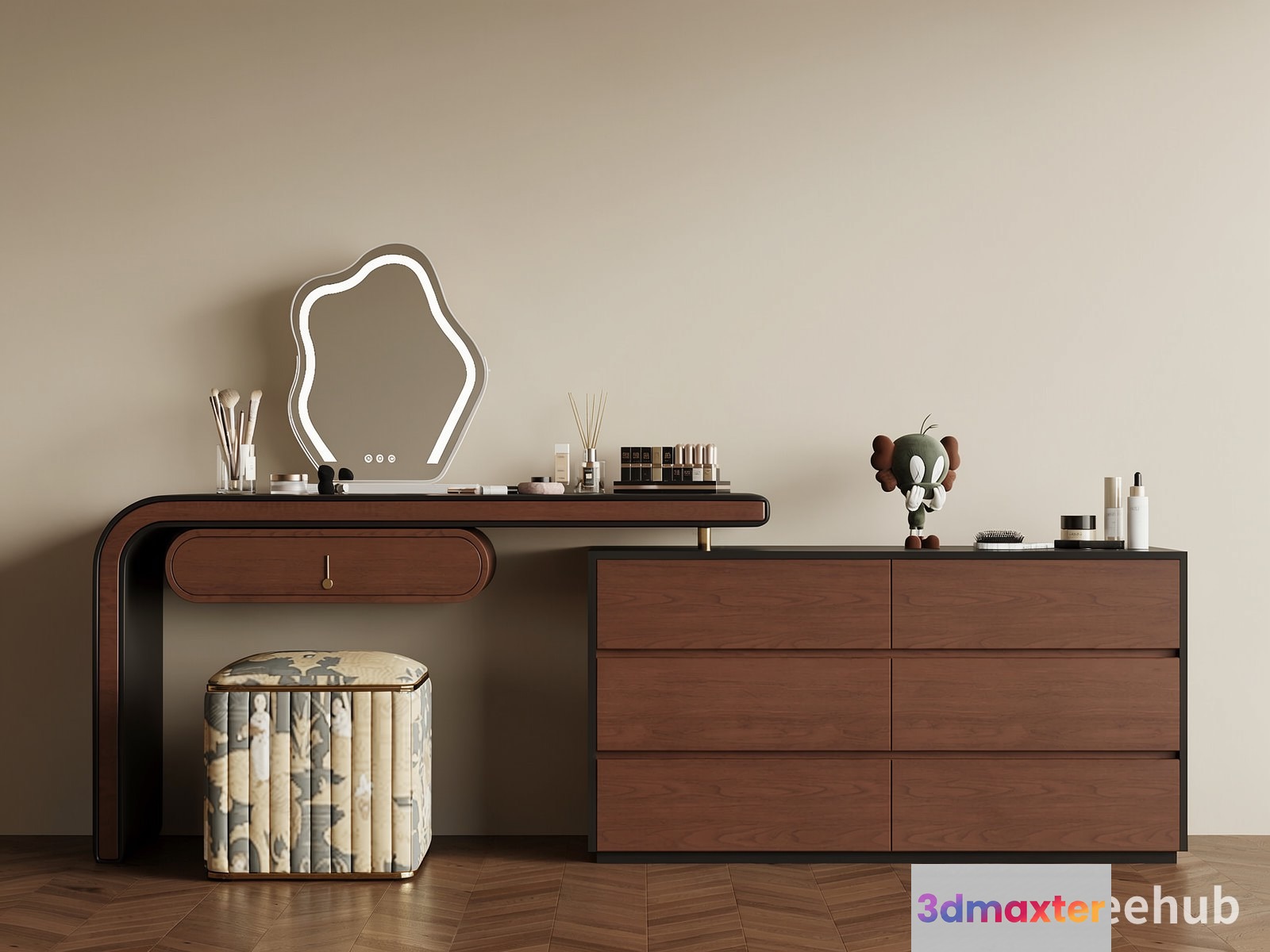 Modern Dressing Table 3D Model - 20523 - VRAY Render