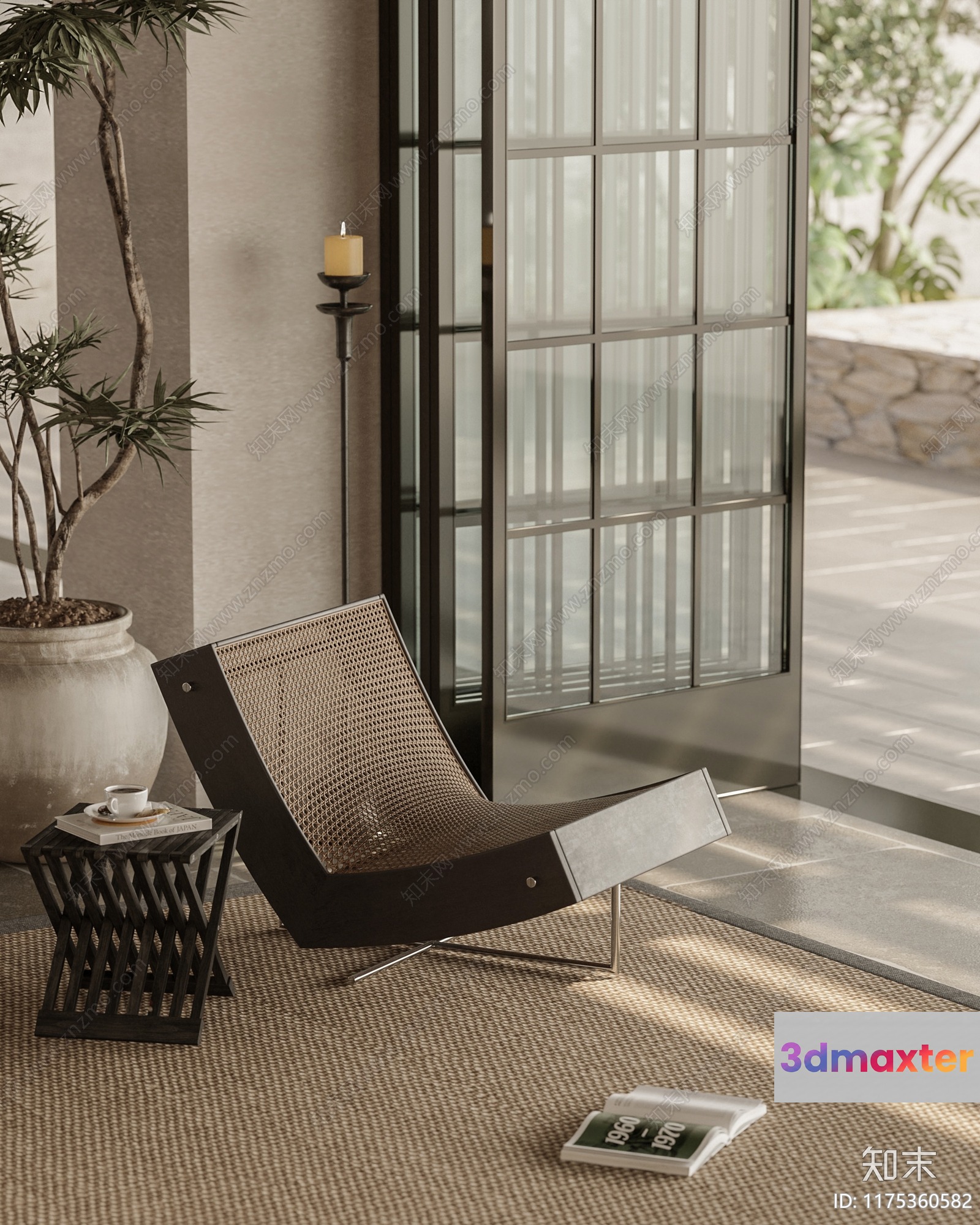 Cozy Outdoor Living Space 3D Model - 13477 - CORONA Render