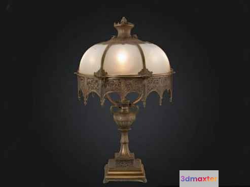 Gold Light Fixture 3D Model - 3108 - VRAY Render