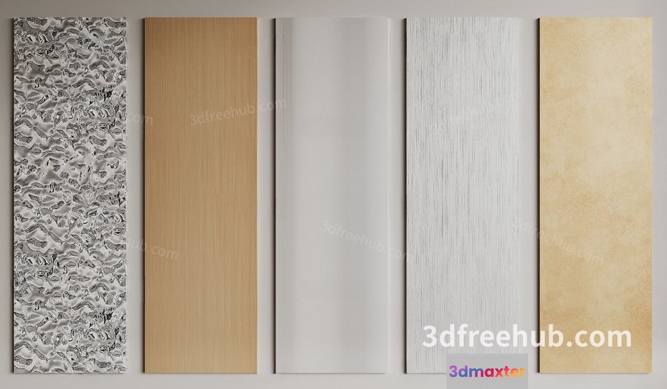 Wooden Wall Panels 3D Model - 22958 - VRAY Render