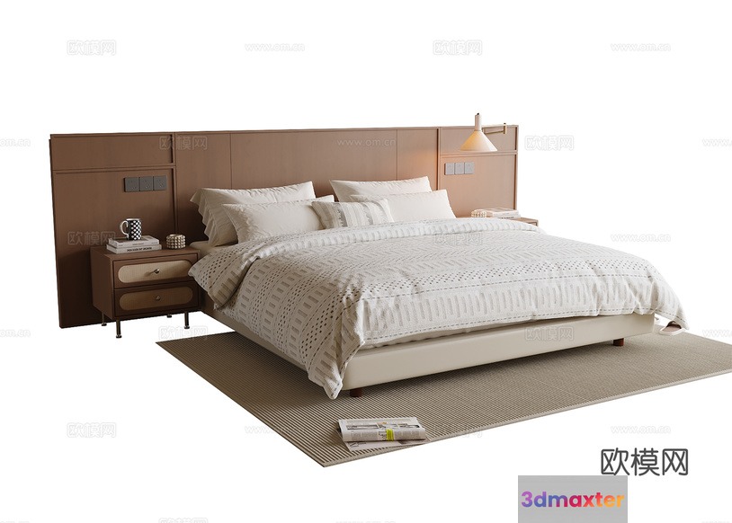 Cozy Bedroom 3D Model - 11386 - VRAY Render