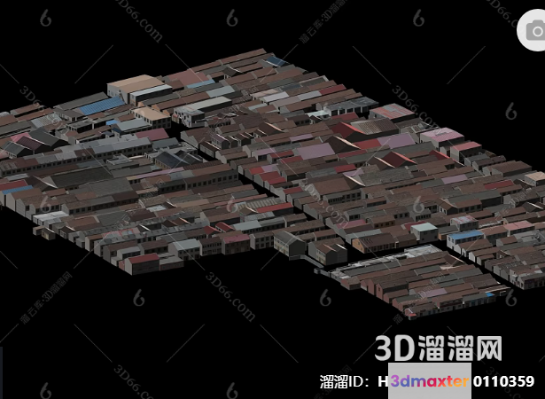 A 3D Rendering Of A Cityscape 3D Model - 13499 - VRAY Render