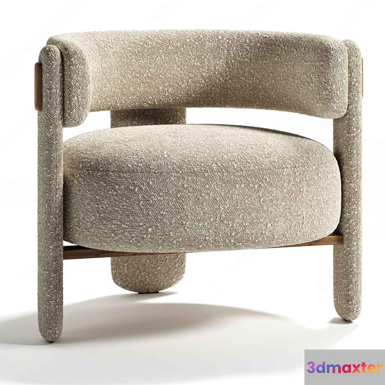 Modern Fabric Chair 3D Model - 13799 - CORONA Render