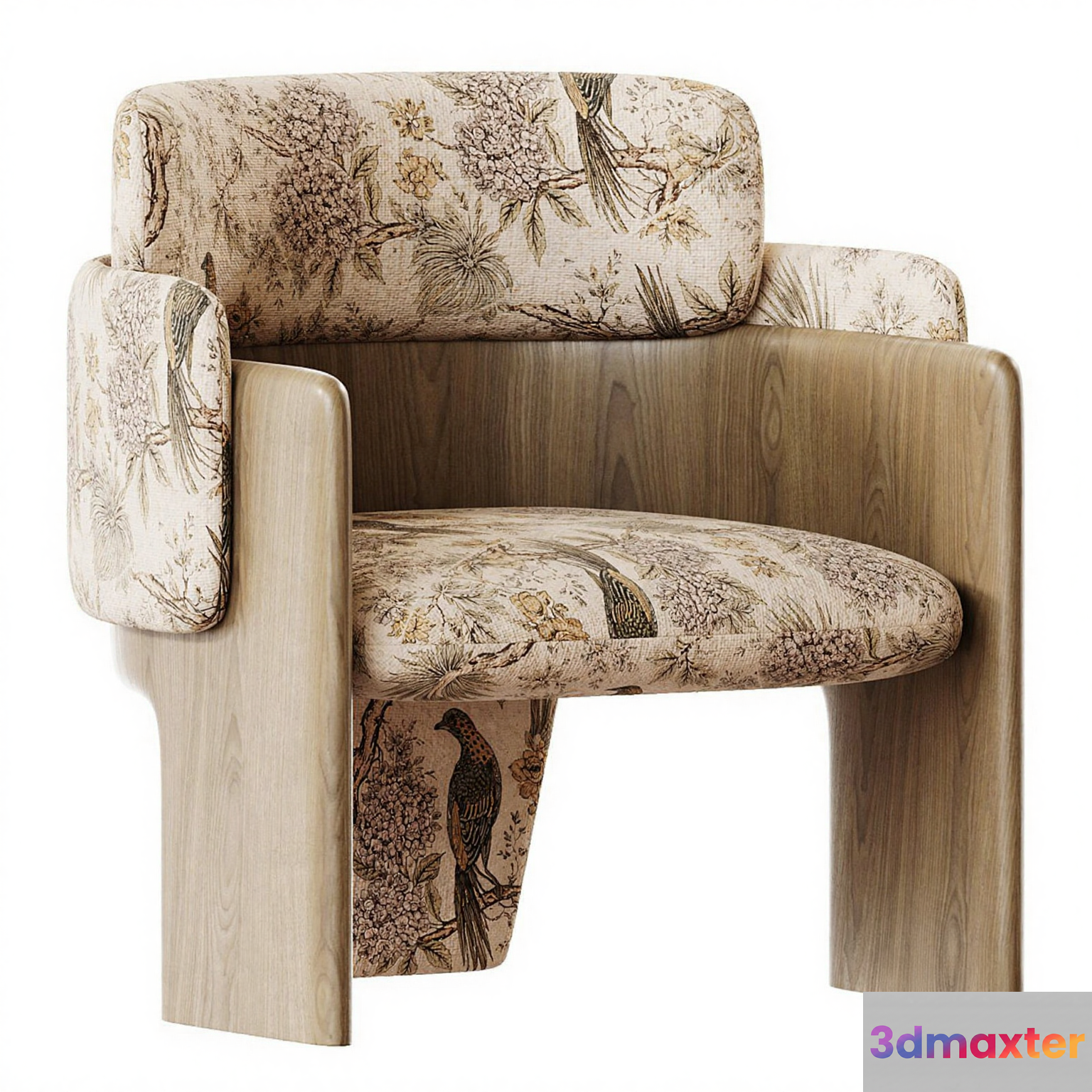 Wooden Bird Chair 3D Model - 12004 - CORONA Render