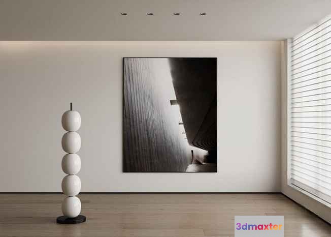 Modern Art Piece 3D Model - 11991 - CORONA Render
