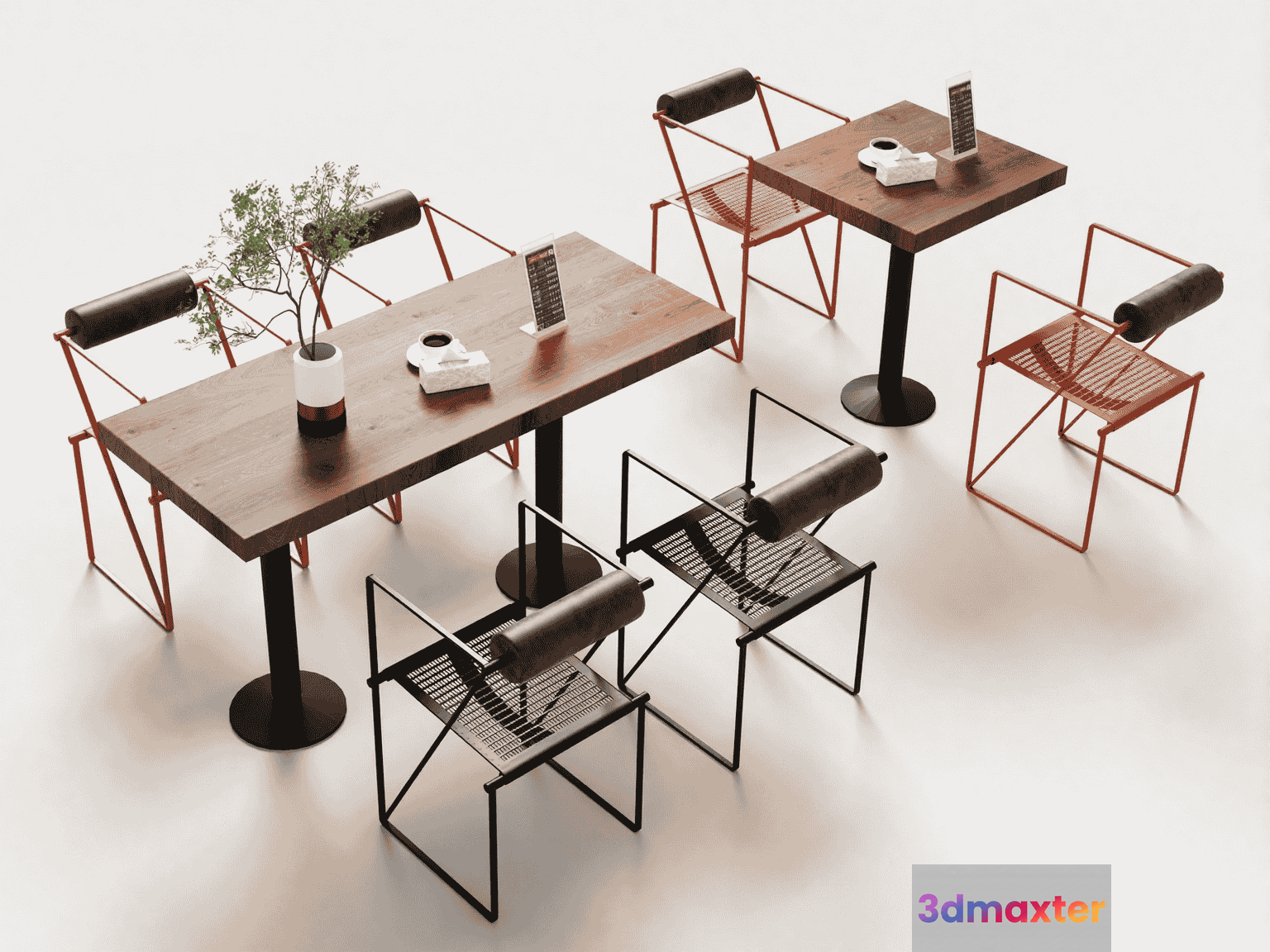 Modern Dining Table 3D Model - 14768 - VRAY Render