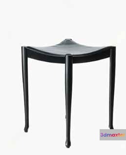 Black Wooden Table 3D Model - 1706 - VRAY Render