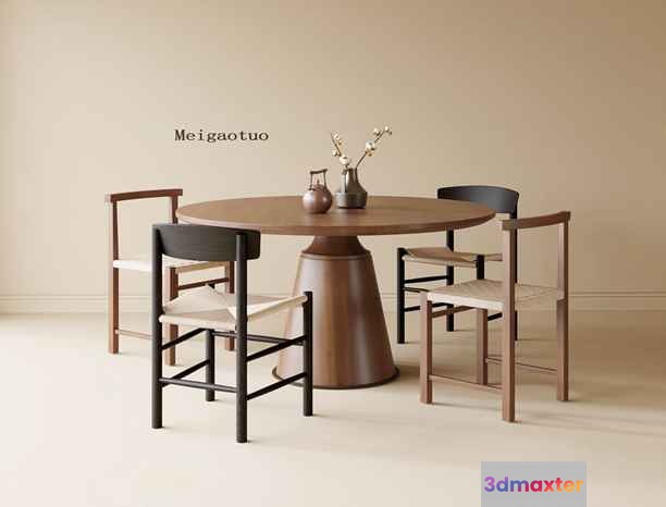 Modern Dining Table 3D Model - 15957 - VRAY Render