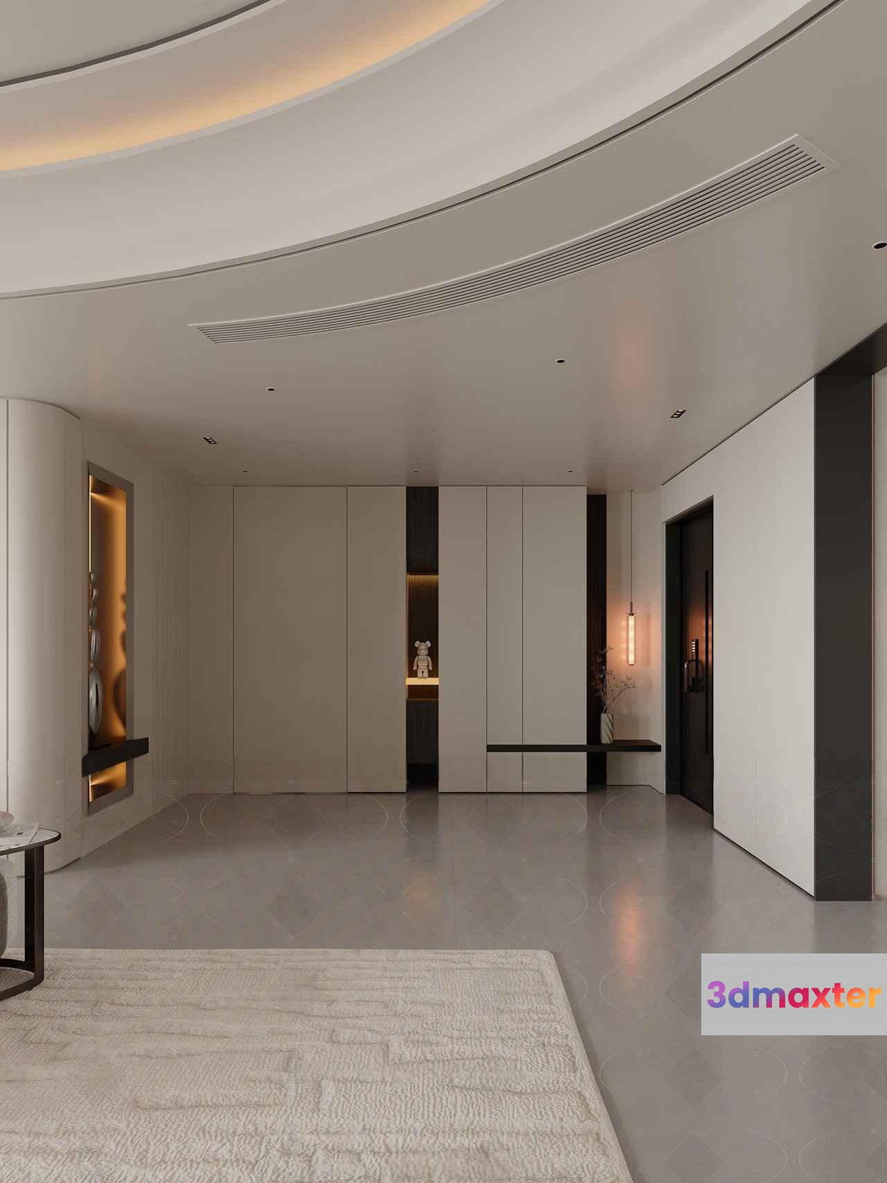 Modern Minimalist Interior 3D Model - 17797 - CORONA Render