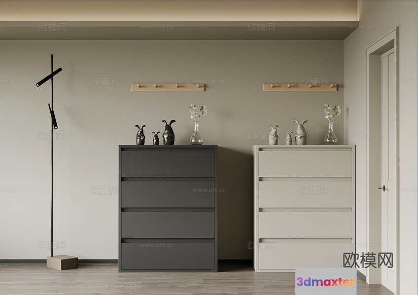 Modern Minimalist Furniture 3D Model - 19091 - VRAY Render