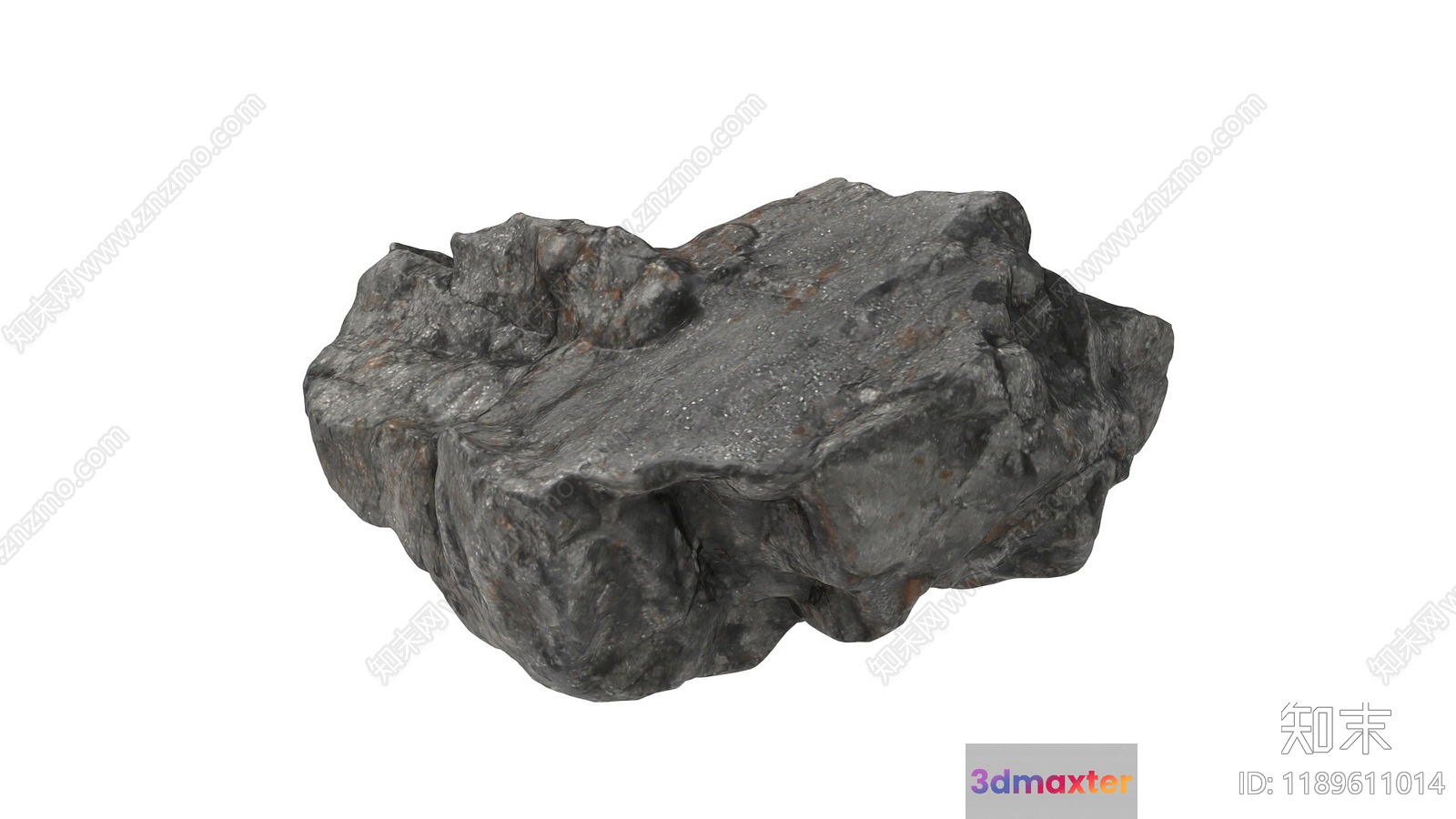 A Gray Rock 3D Model - 14815 - CORONA Render