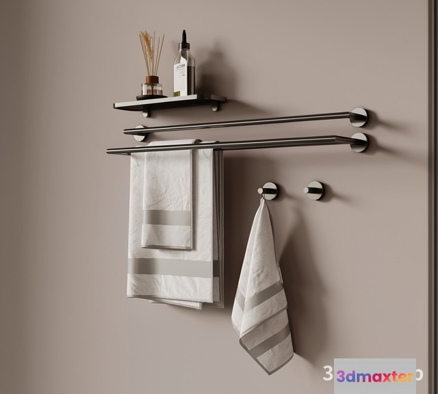 Modern Bathroom Fixtures 3D Model - 23476 - VRAY Render