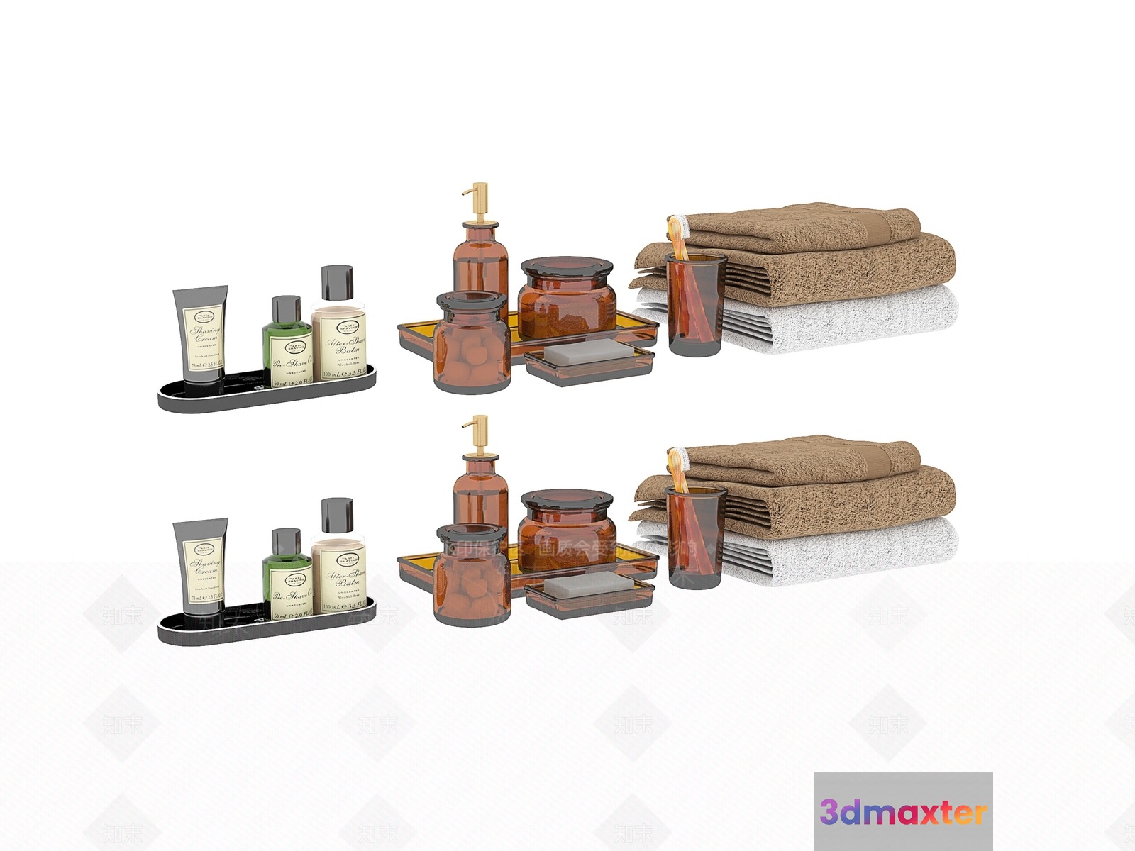 A Collection Of Bathroom Essentials 3D Model - 13690 - VRAY Render