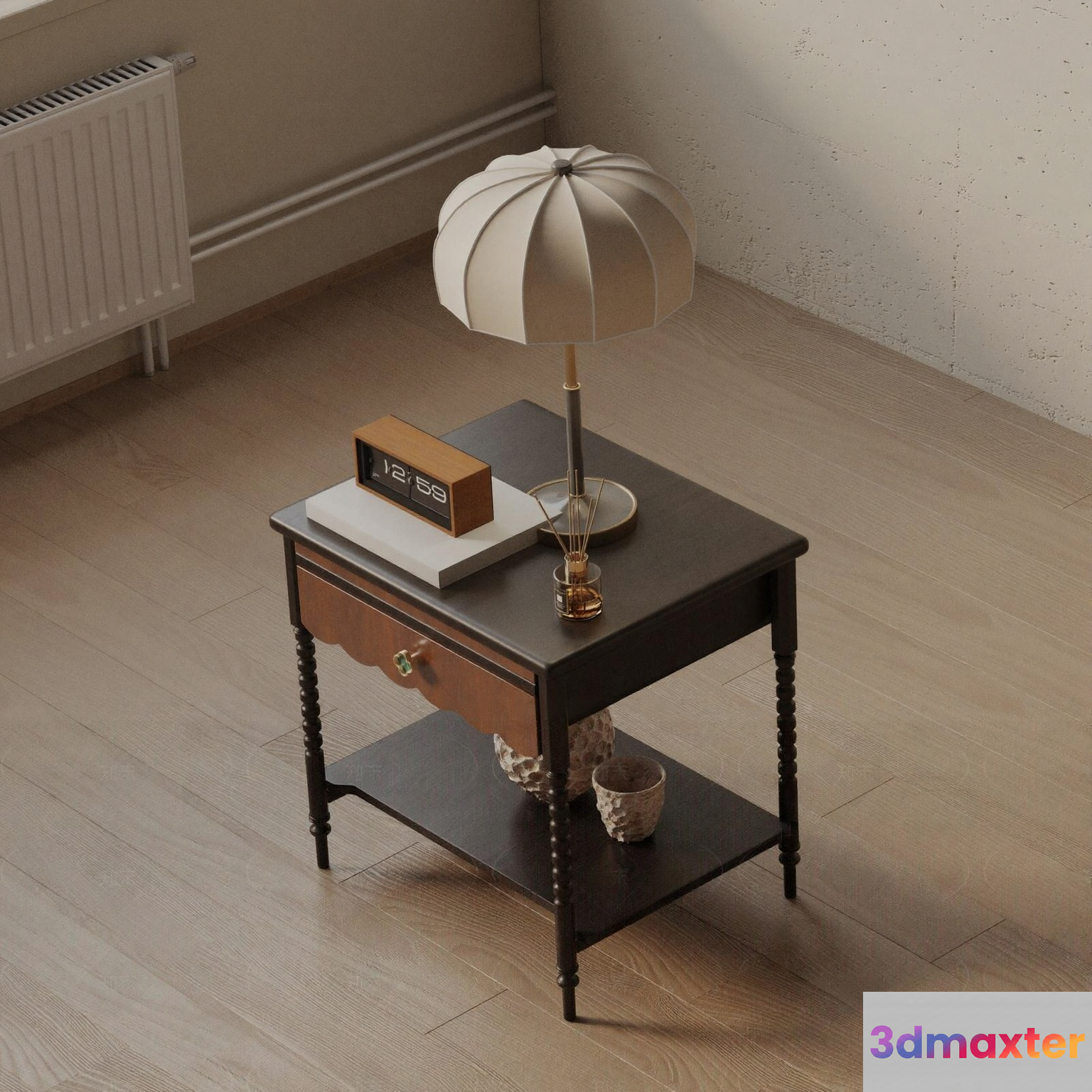 Simple Table Setup 3D Model - 12358 - VRAY Render