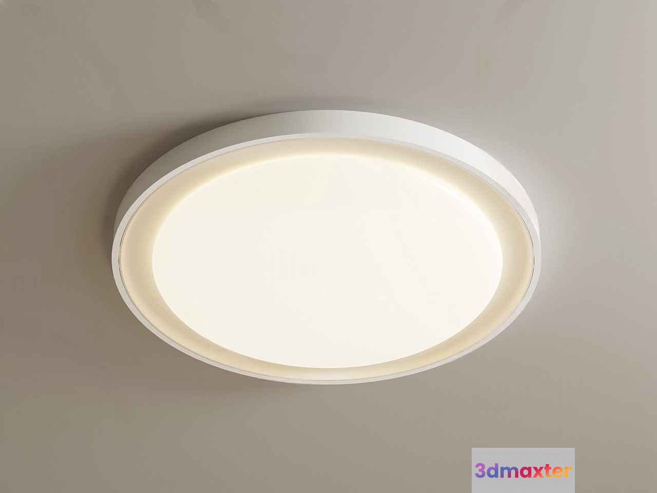 Oval Light Fixture 3D Model - 2630 - VRAY Render
