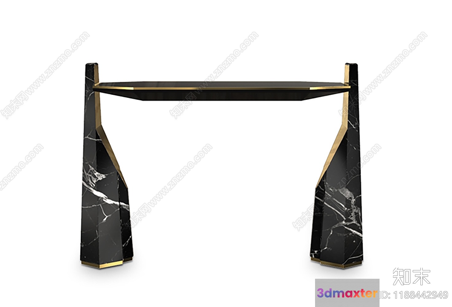 Modern Marble Table 3D Model - 20622 - CORONA Render