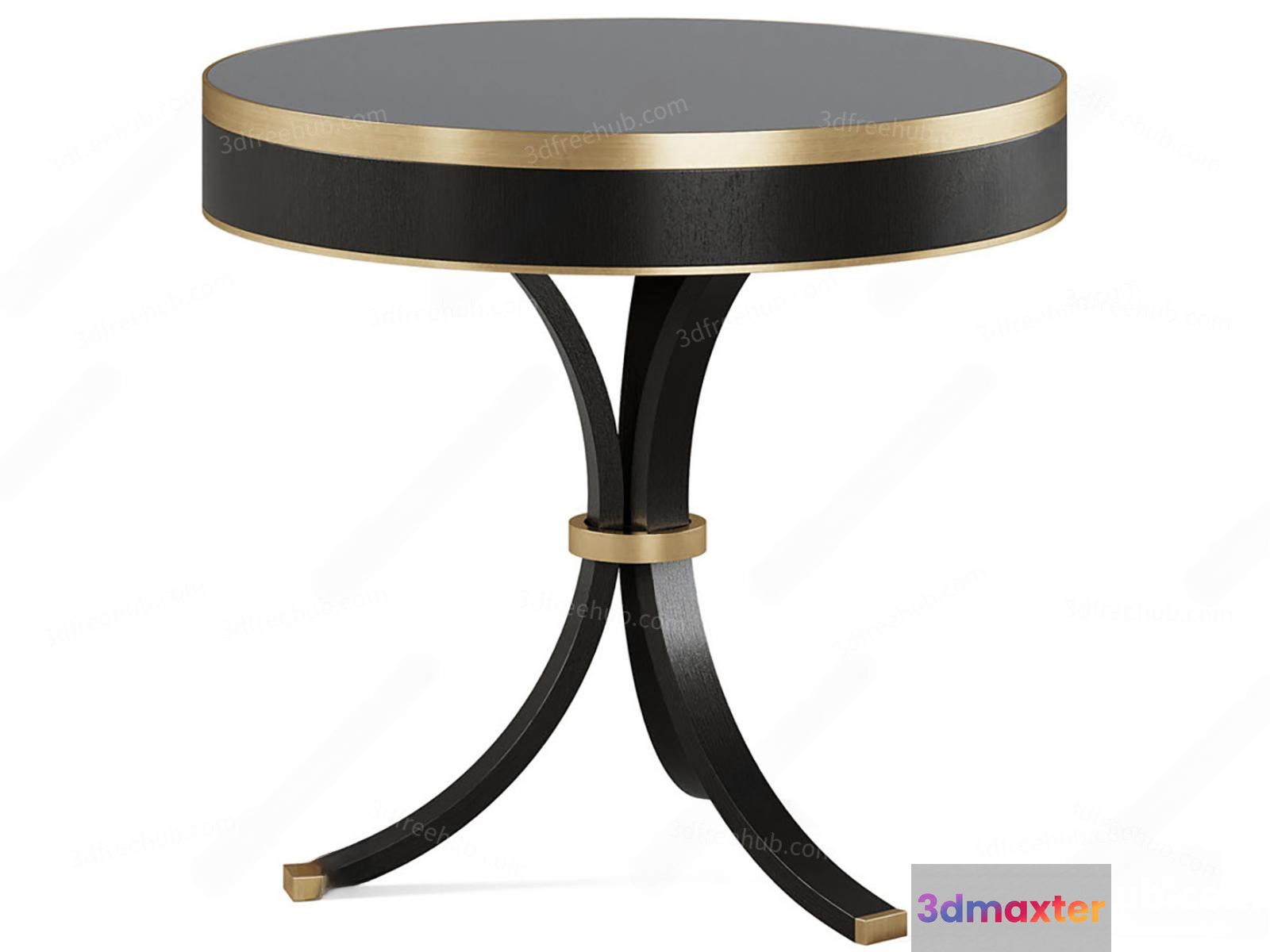 A Round Table 3D Model - 23303 - VRAY Render