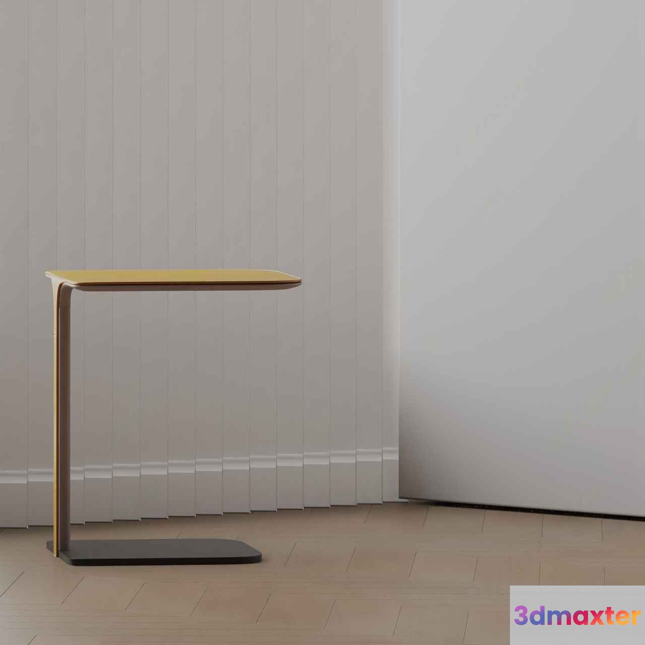 Modern Minimalist Table 3D Model - 8808 - VRAY Render