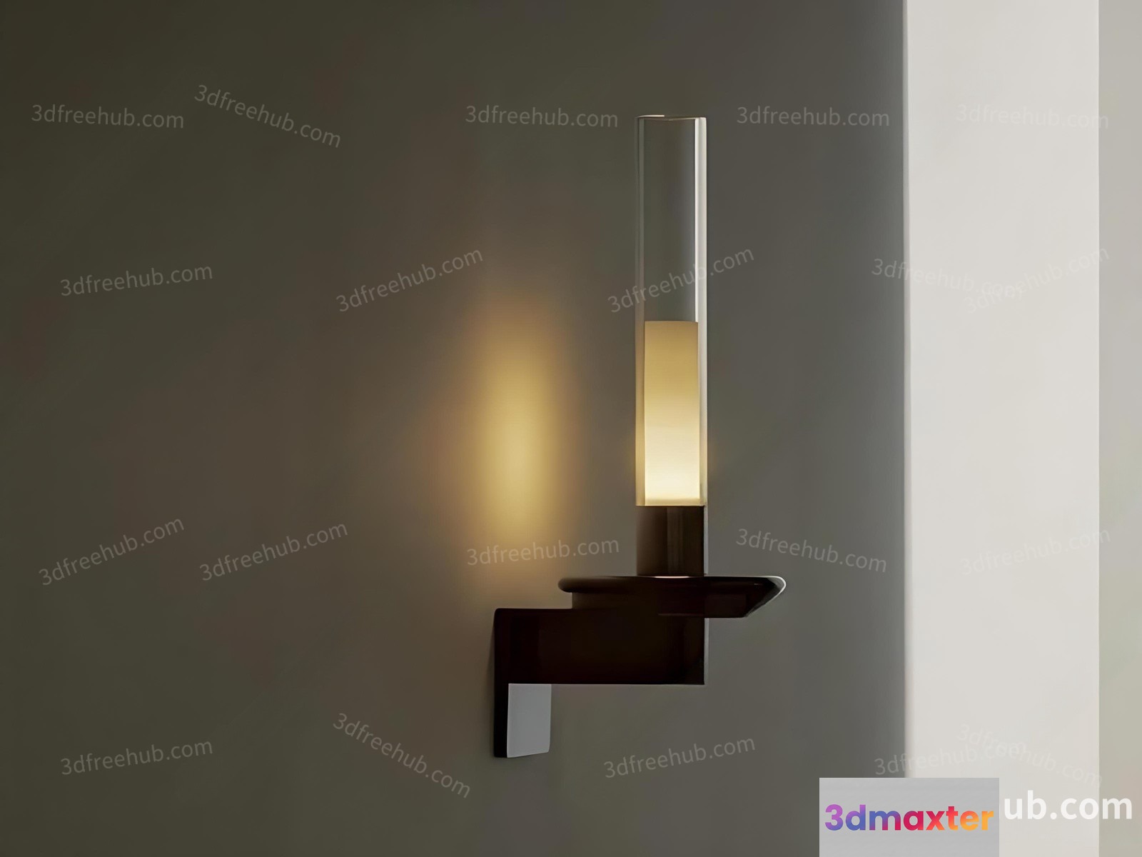 Modern Wall Light Fixture 3D Model - 18543 - VRAY Render