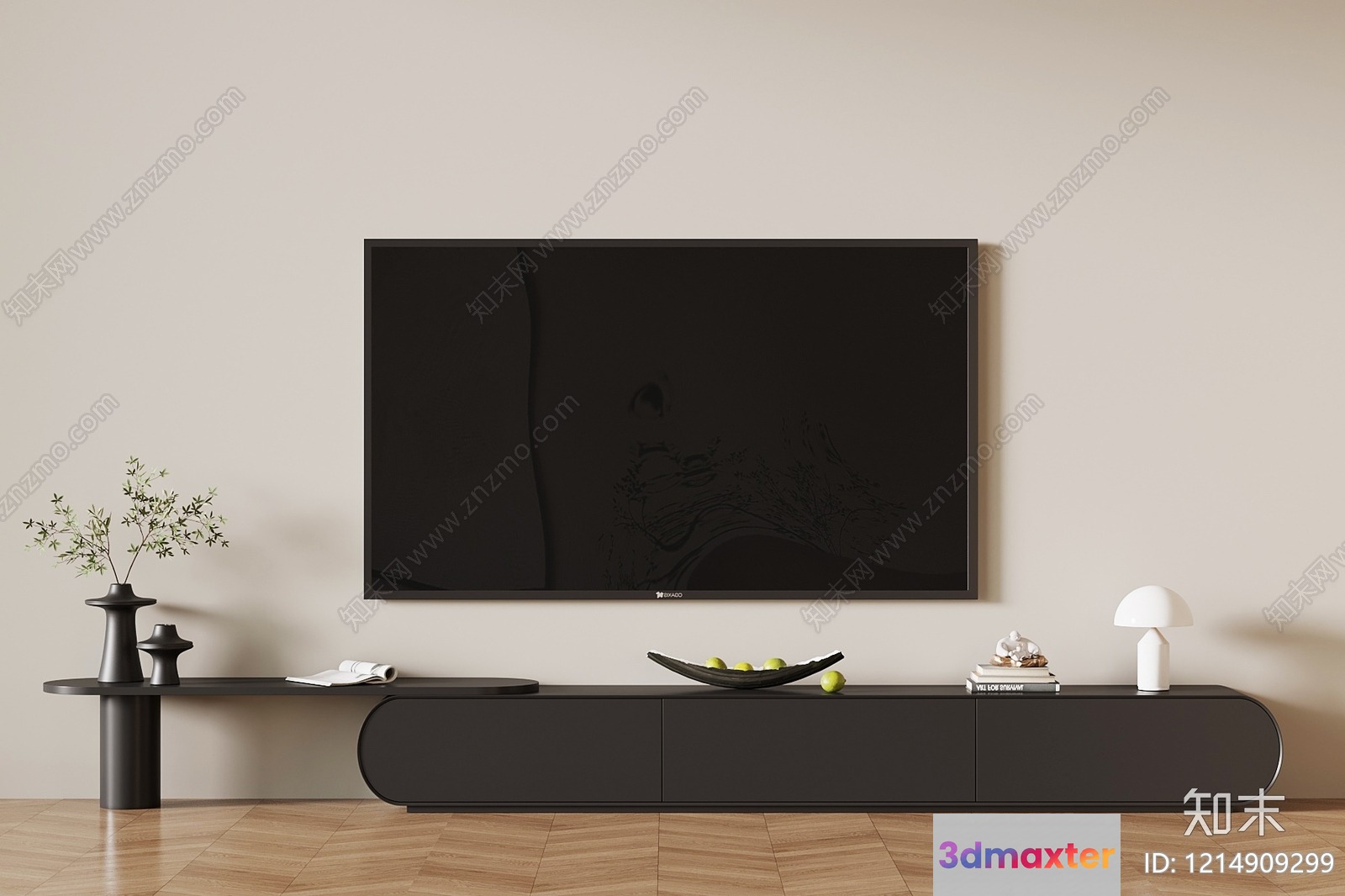 Modern Living Room 3D Model - 18311 - VRAY Render