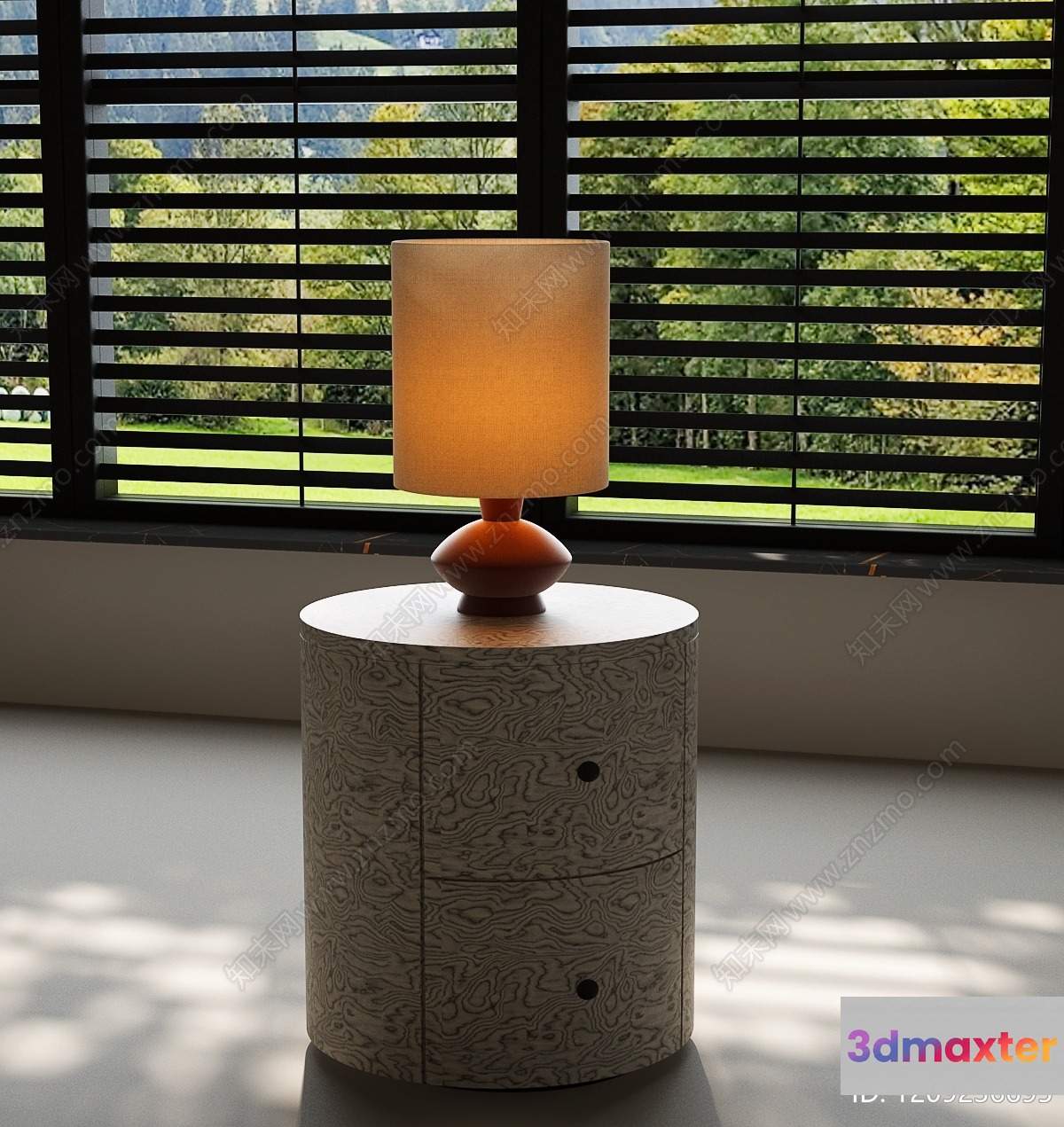 Modern Table Lamp 3D Model - 1784 - VRAY Render