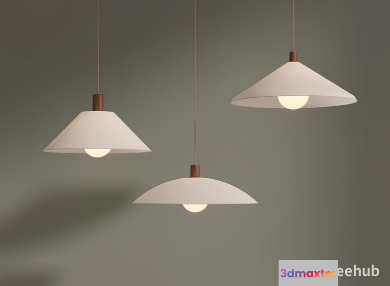 Modern Light Fixtures 3D Model - 23269 - VRAY Render