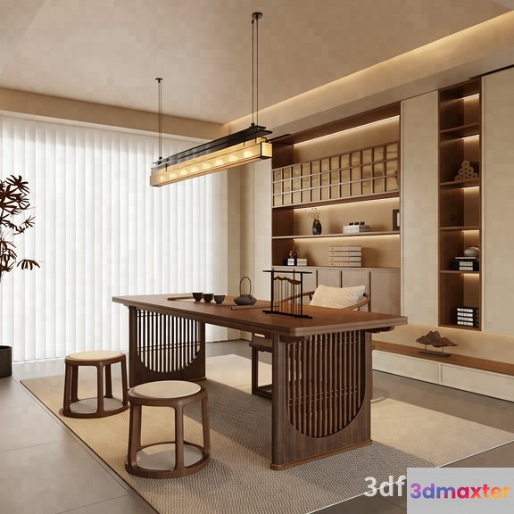 Modern Office Space 3D Model - 22238 - VRAY Render