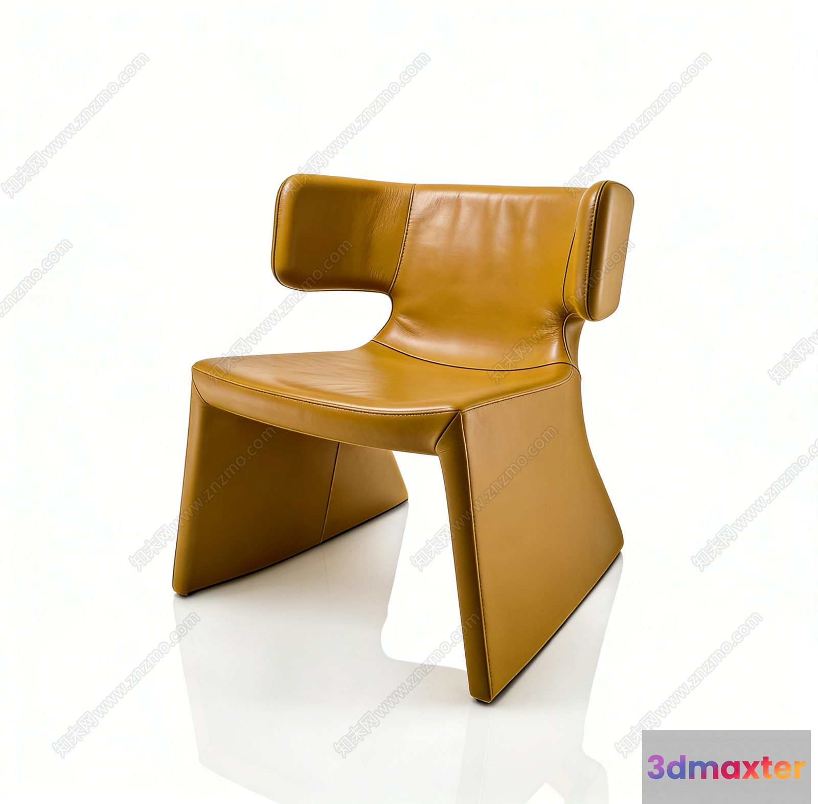 Modern Leather Chair 3D Model - 13746 - VRAY Render