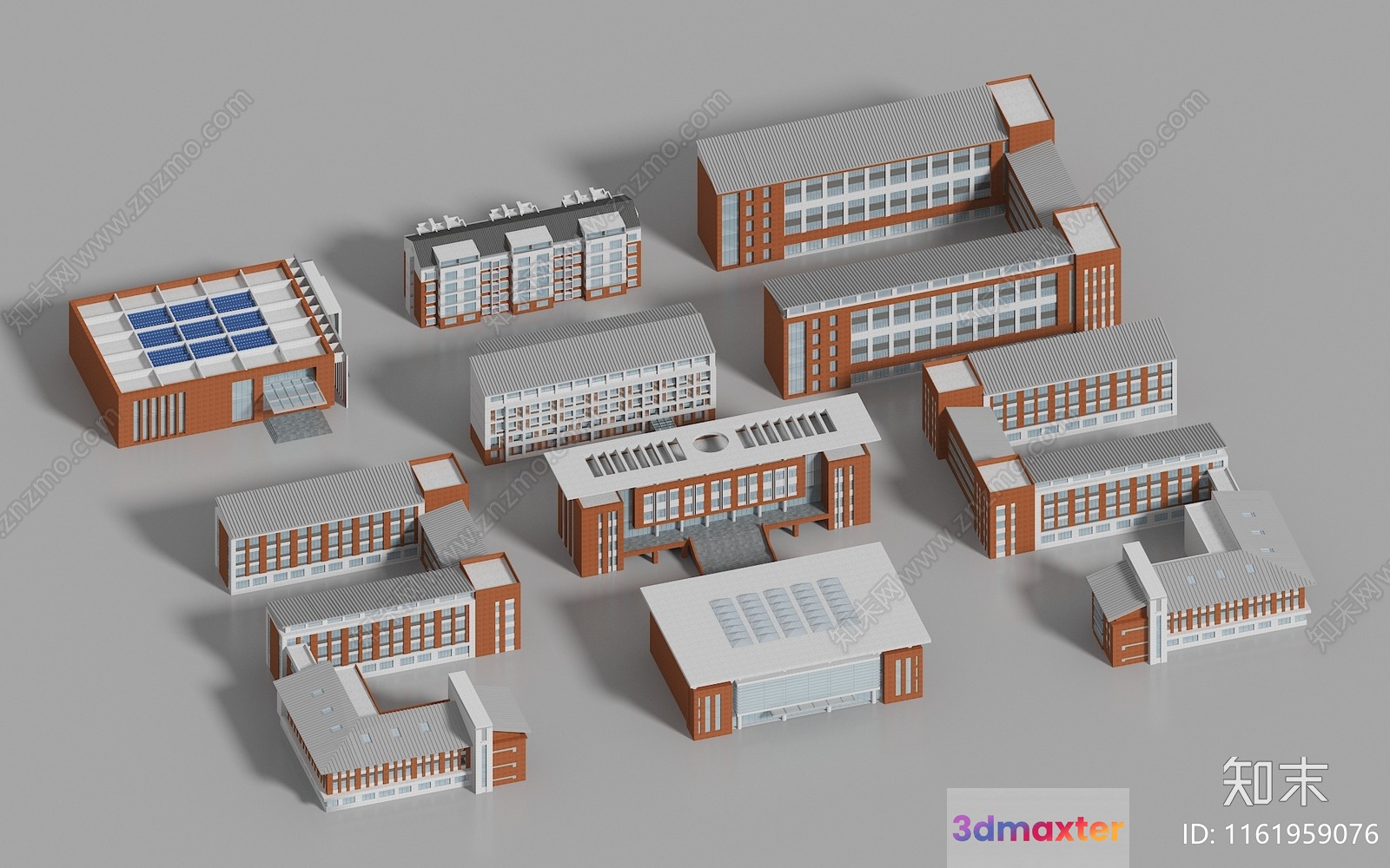 3D Building Models 3D Model - 709 - VRAY Render