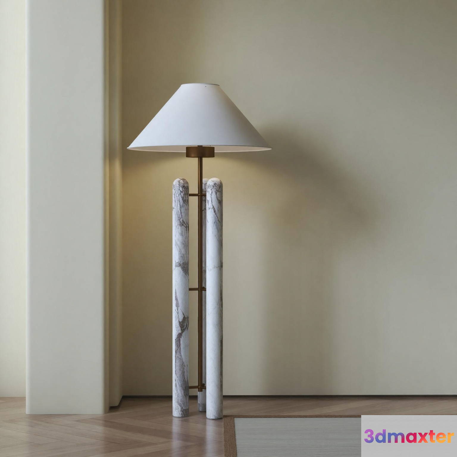 A Modern Lamp 3D Model - 20334 - VRAY Render