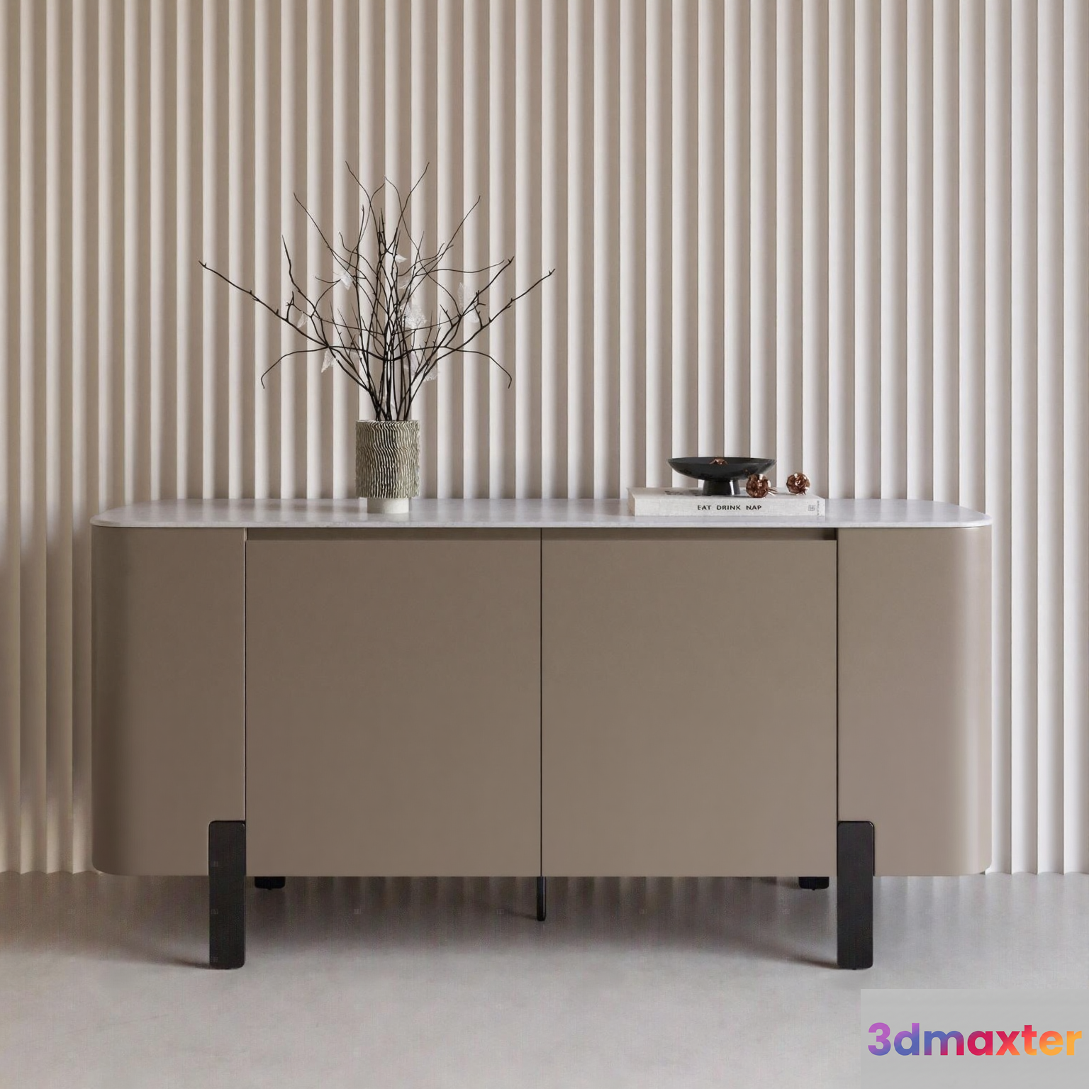 Modern Sideboard 3D Model - 16976 - VRAY Render