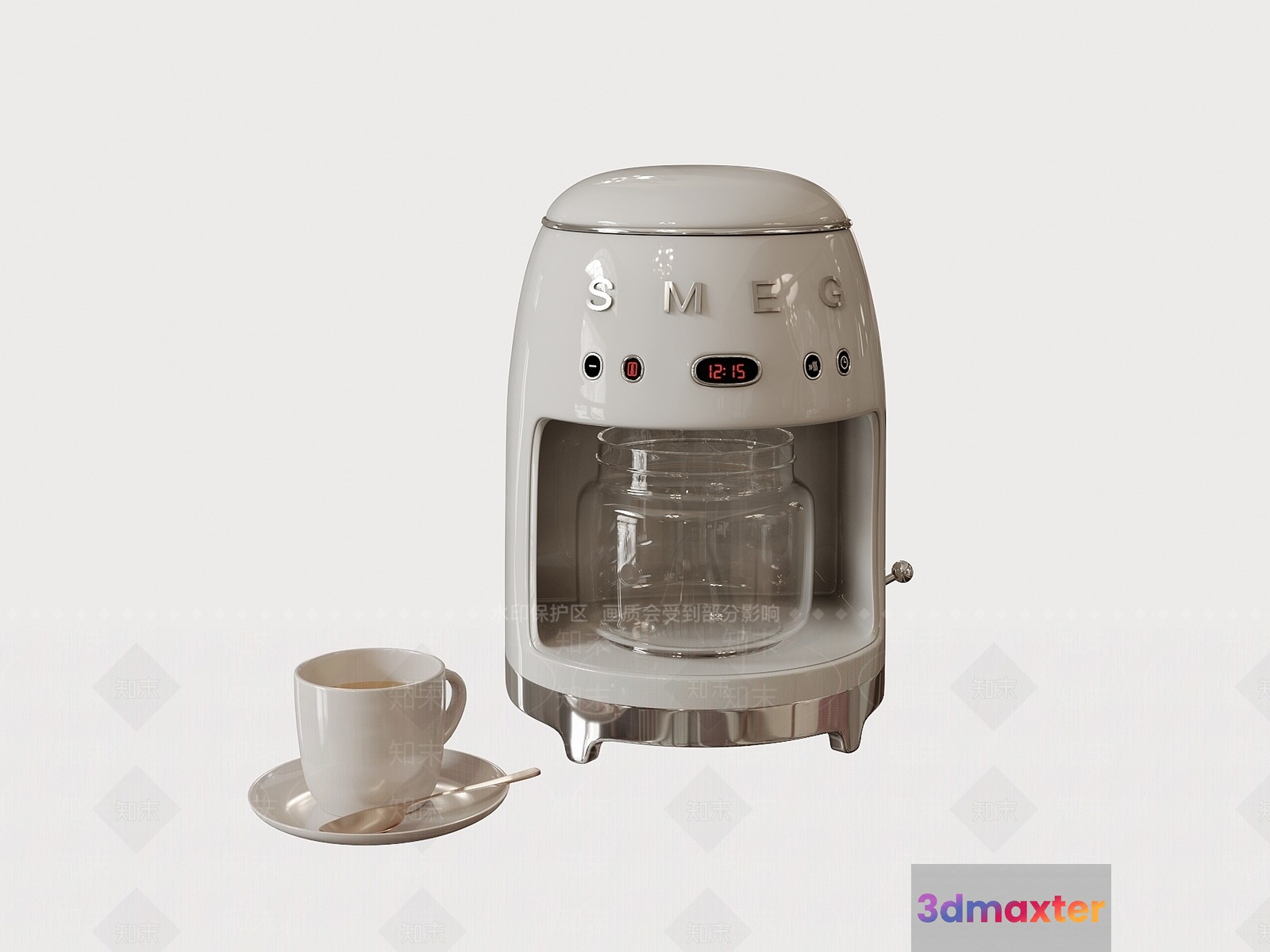 A Coffee Maker 3D Model - 13881 - VRAY Render