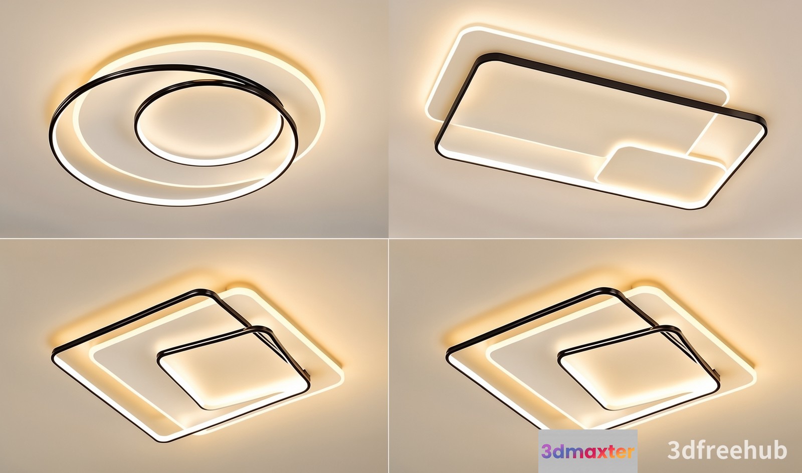 Modern Light Fixtures 3D Model - 22020 - VRAY Render