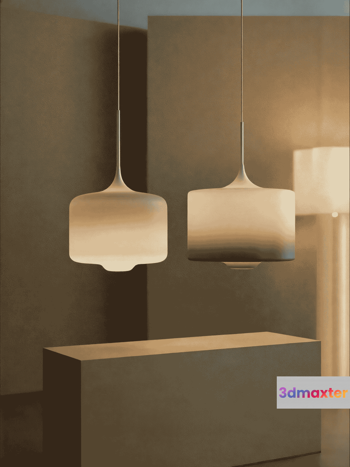 Modern Light Fixtures 3D Model - 18052 - VRAY Render
