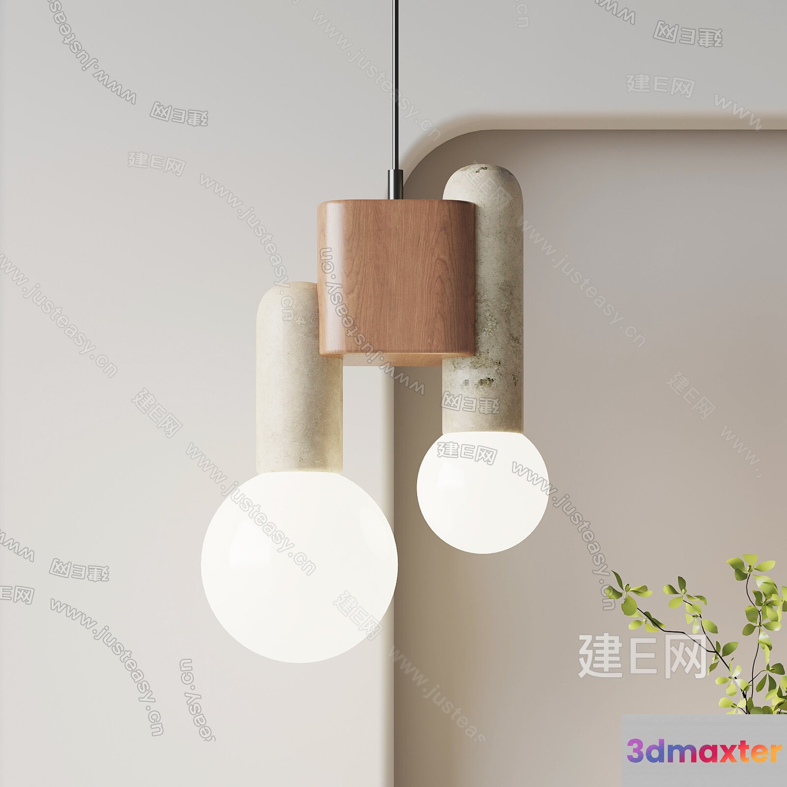 Modern Light Fixture 3D Model - 13570 - VRAY Render