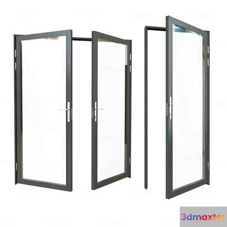 Glass Door 3D Model - 11757 - VRAY Render