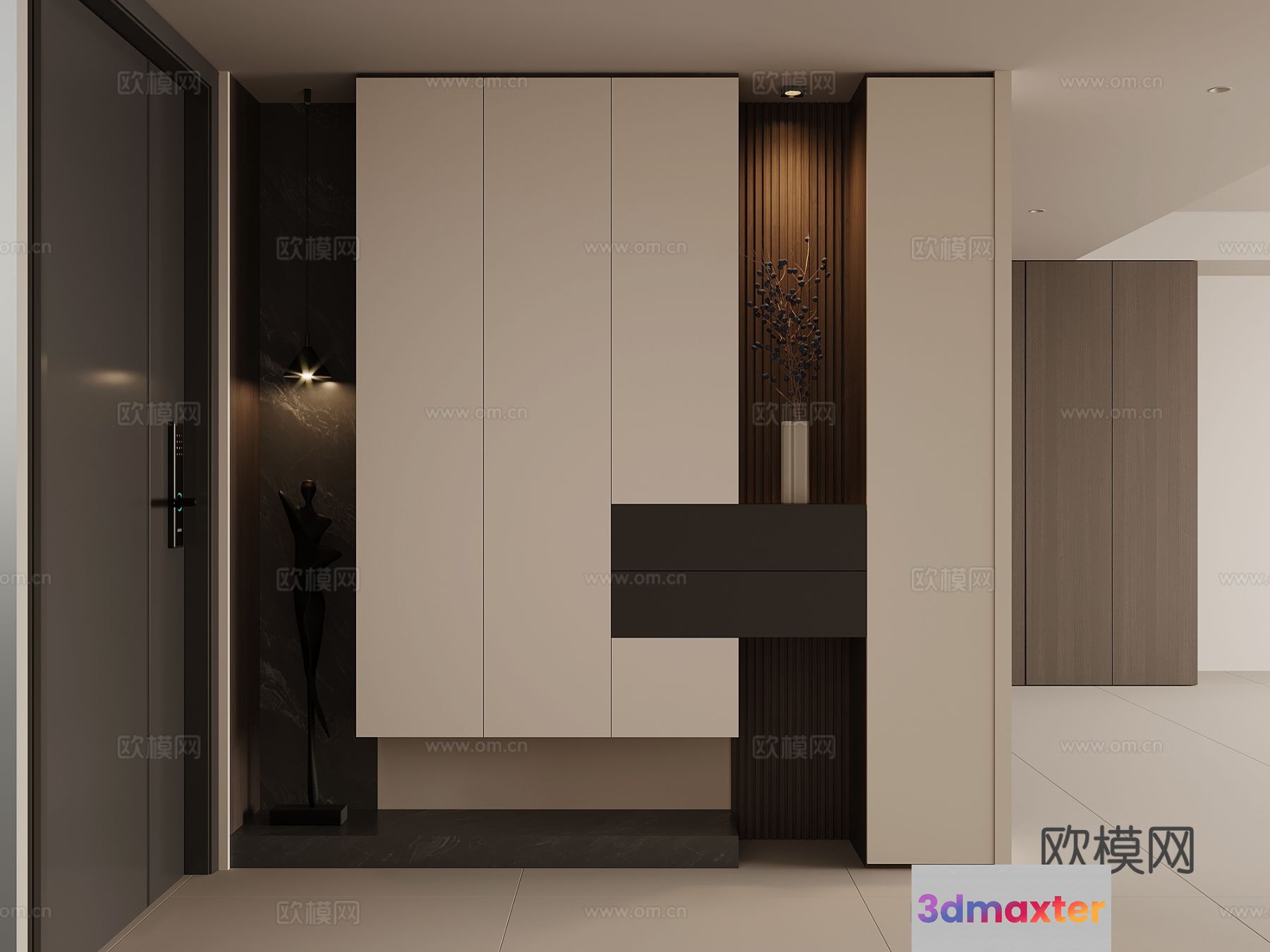 Modern Minimalist Interior 3D Model - 13034 - VRAY Render