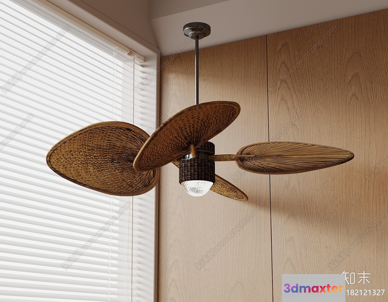 Wooden Light Fixture 3D Model - 2934 - VRAY Render