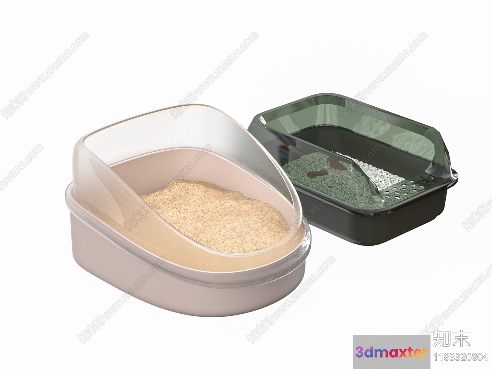 Pet Litter Box 3D Model - 14892 - VRAY Render