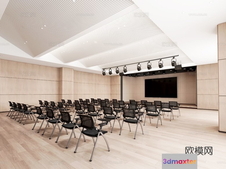 Modern Conference Room 3D Model - 12169 - VRAY Render