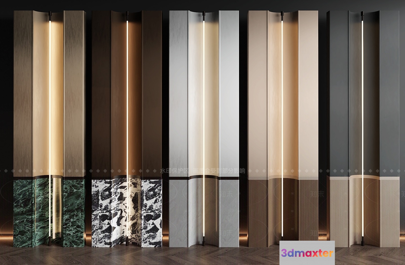 Modern Light Fixtures 3D Model - 5369 - VRAY Render