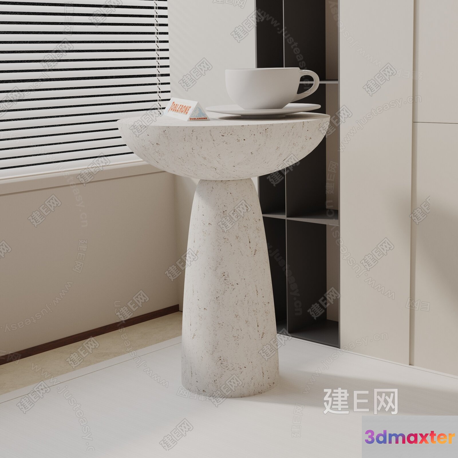 Modern Side Table 3D Model - 18799 - VRAY Render