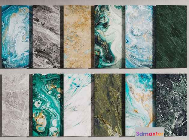 Luxurious Marble Panels 3D Model - 16246 - VRAY Render
