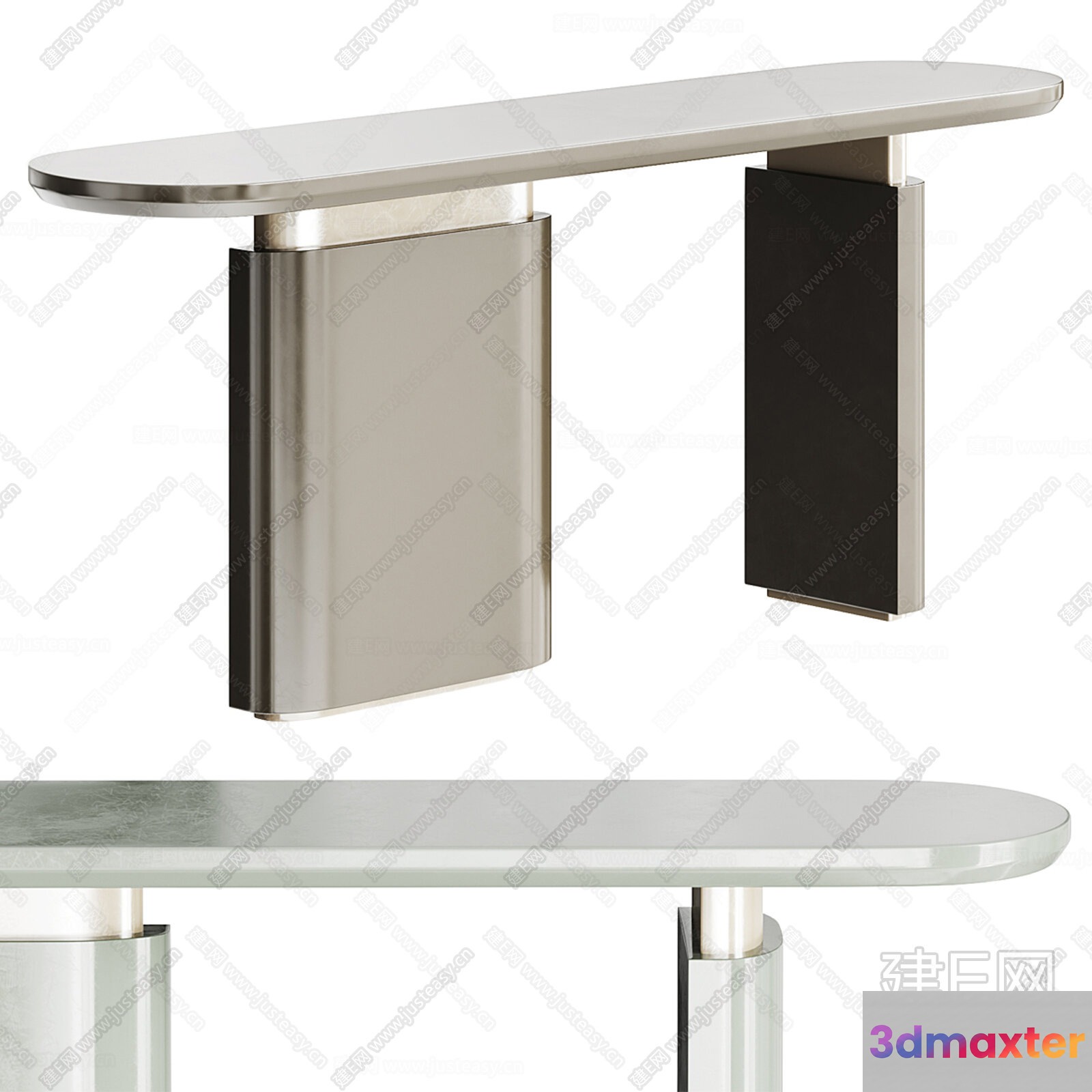 Modern Glass Table 3D Model - 14548 - CORONA Render