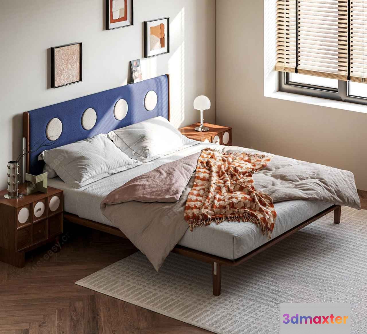 Cozy Bedroom 3D Model - 14529 - CORONA Render