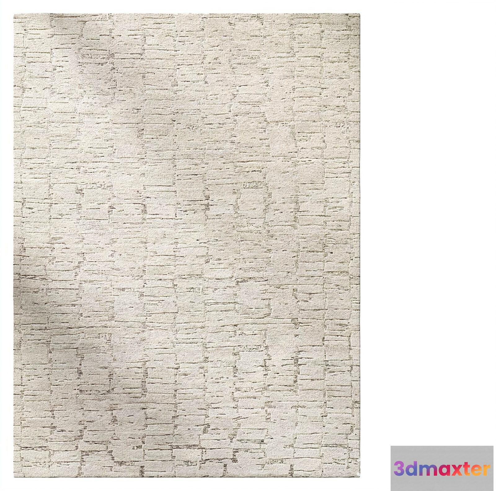A Beige Rug 3D Model - 23239 - VRAY Render