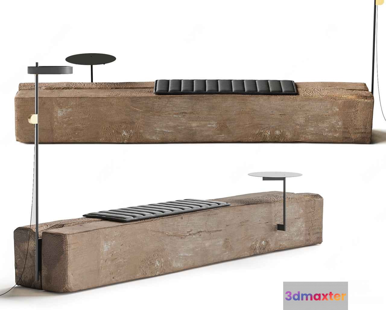 Modern Rustic Furniture 3D Model - 8293 - VRAY Render