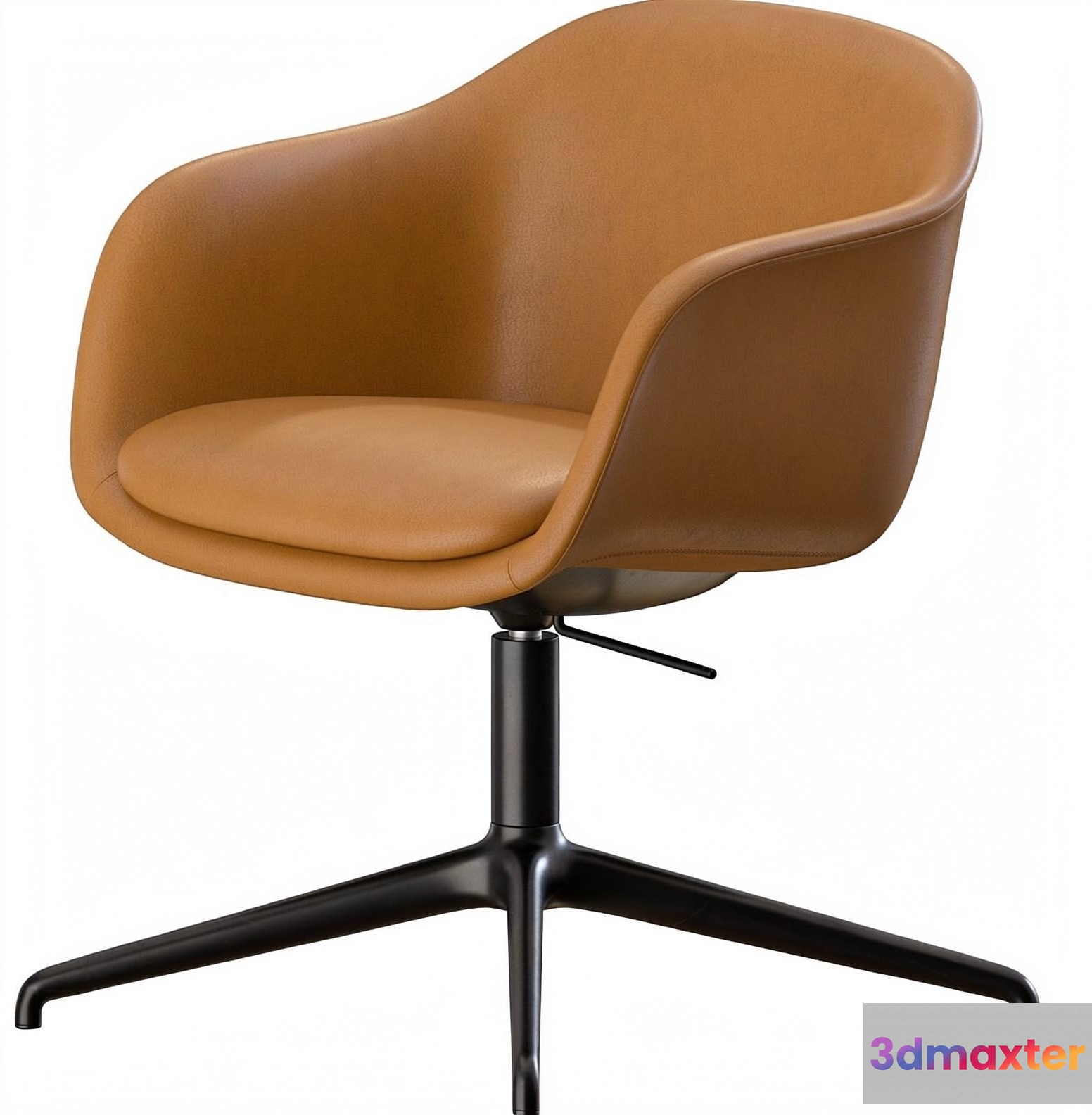Brown Office Chair 3D Model - 22624 - VRAY Render